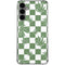 Marijuana Green Checkered Galaxy S24 Plus Clear Case